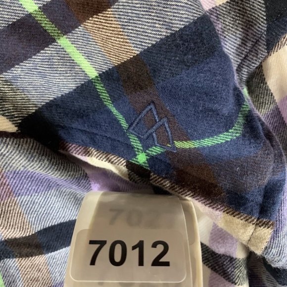 Alpine Design Shirt Men's Medium Multicolor Plaid Cotton Flannel Button-Up 7012 - Picture 8 of 8